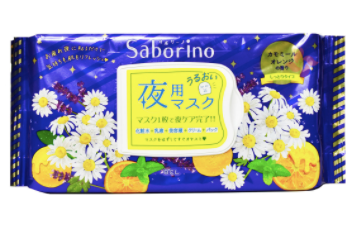 Saborino - 洋甘菊橘子晚安面膜 (28片裝)