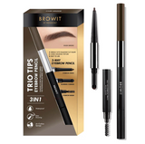 [泰國直送人氣美妝] BROWIT  - 3in1鑽石型氣墊眉筆 (核桃棕) [預購商品]