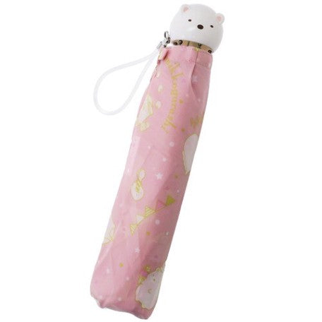 [日本直送人氣商品] Sumikkogurashi 角落生物雨傘~白熊 (粉紅色)