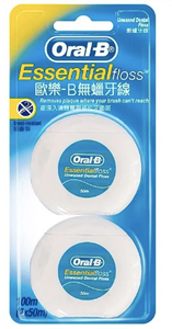 Oral-B - 牙線薄荷無蠟 2入 (50M) (台灣版)