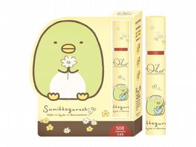 Q'her 植感  Sumikkogurashi 角落生物 - 植萃超持色不沾杯唇釉 (508金盞橘色)