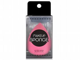 Solone - QQ彈力美妝蛋 (桃紅)水滴型