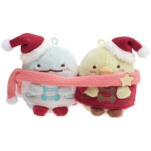 [日本直送人氣新品] Sumikkogurashi 角落生物~2020聖誕節系列手玉公仔 (恐龍+企鵝) [預購商品]