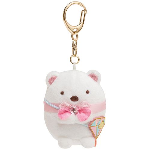 [日本直送人氣新品] Sumikkogurashi 角落生物寶石系列~手玉公仔掛飾(白熊)