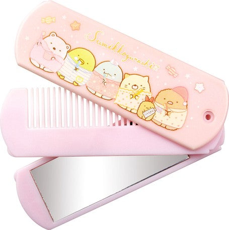 [日本直送人氣商品] Sumikkogurashi 角落生物鏡梳 (粉紅色)