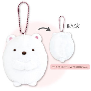 FACEBOOK[日本直送人氣商品] Sumikkogurashi 角落生物手玉公仔掛飾 (白熊)
