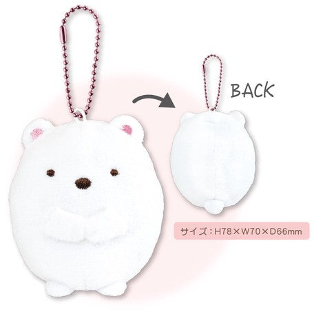 FACEBOOK[日本直送人氣商品] Sumikkogurashi 角落生物手玉公仔掛飾 (白熊)