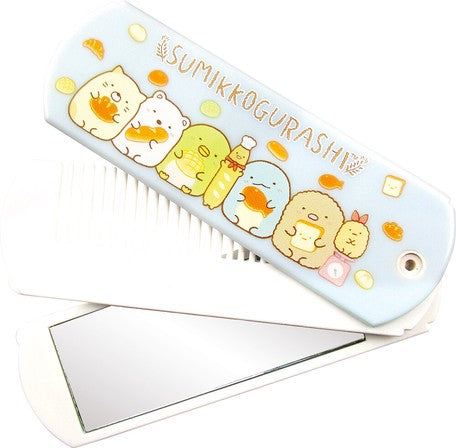 [日本直送人氣商品] Sumikkogurashi 角落生物鏡梳 (粉藍色)